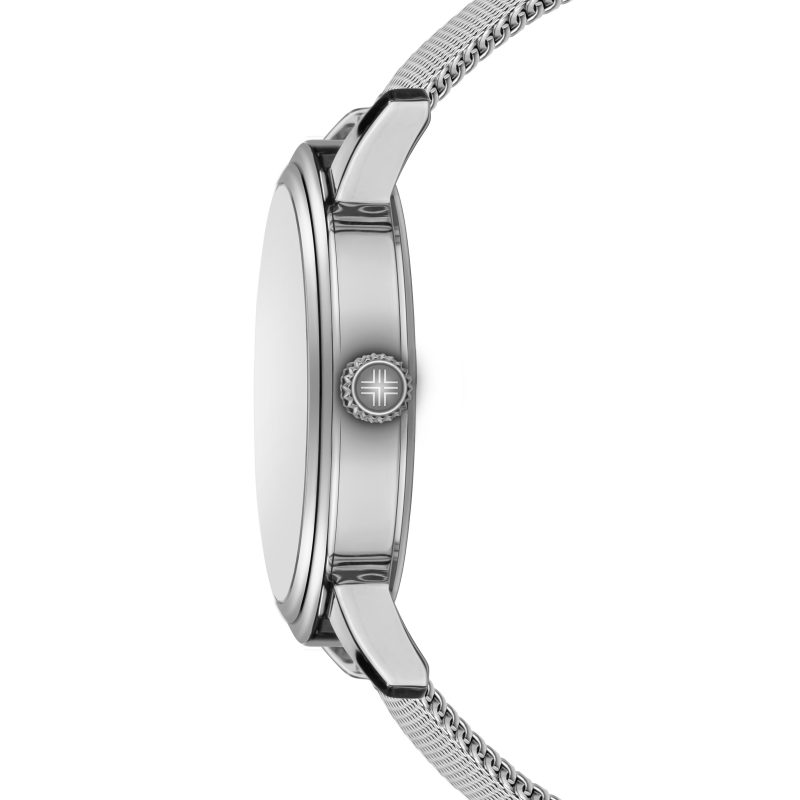 Geneva white dial silver mesh - Image 4