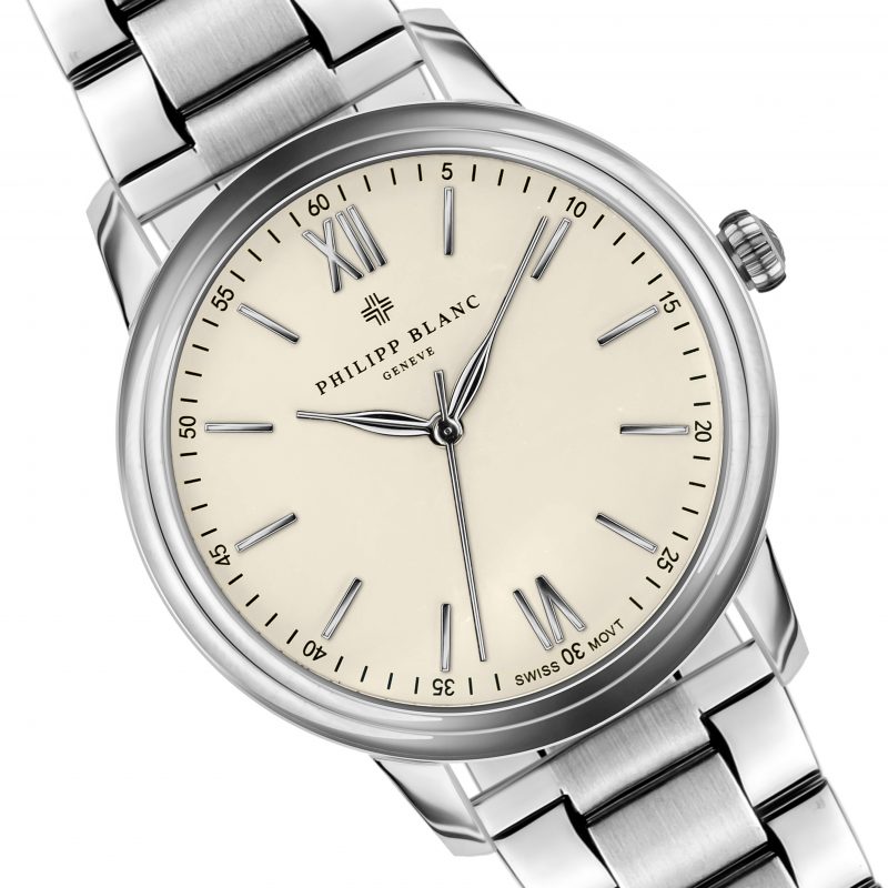 Geneva white dial silver link - Image 6