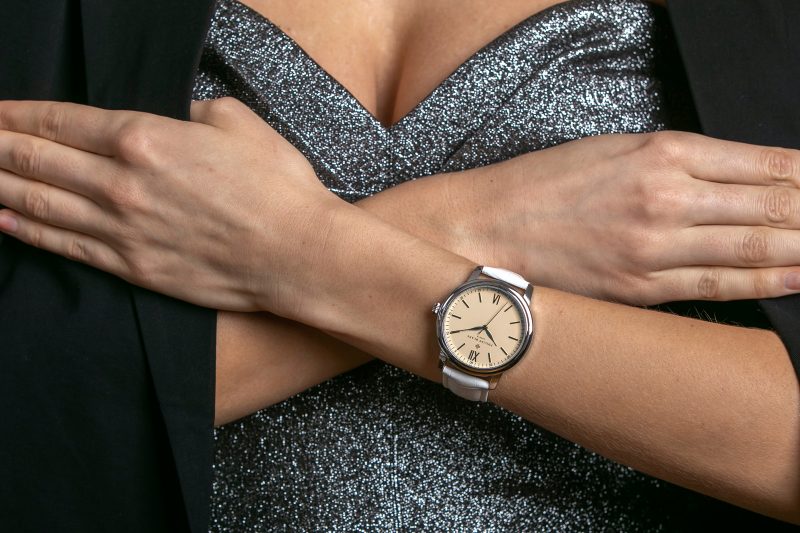 Geneva white dial white croco leather - Image 3