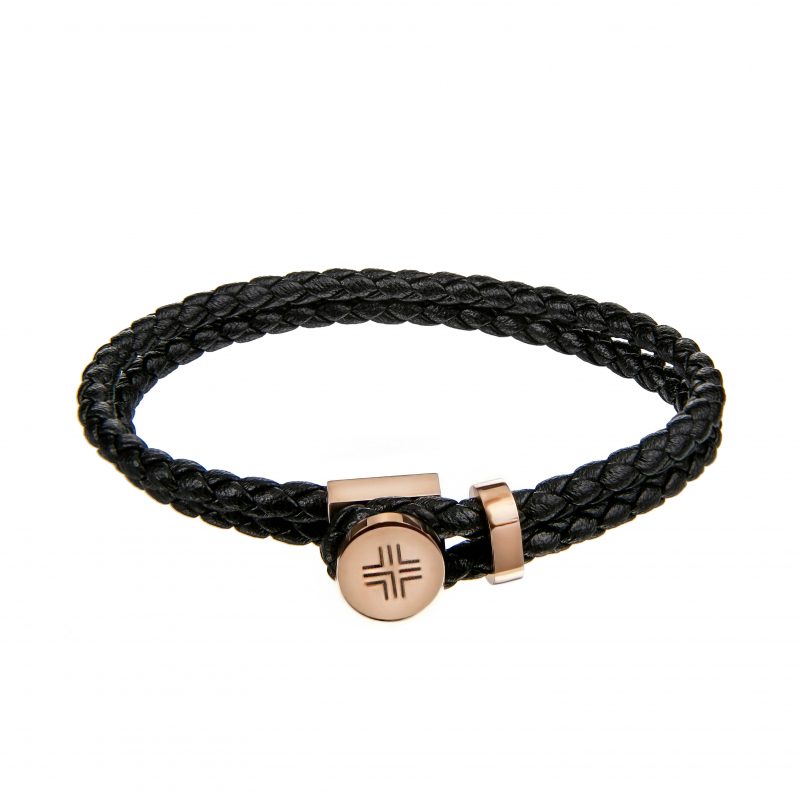 Gian Black Genuine leather