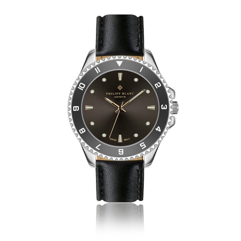 Wengen Black Leather