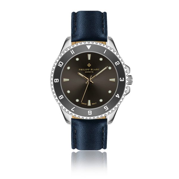 Wengen Blue Leather