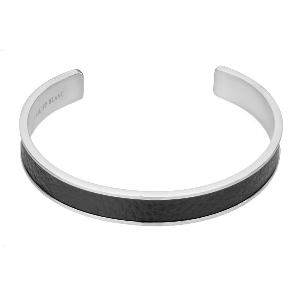 Simon Black/Silver Genuine Leather/Stainless steel