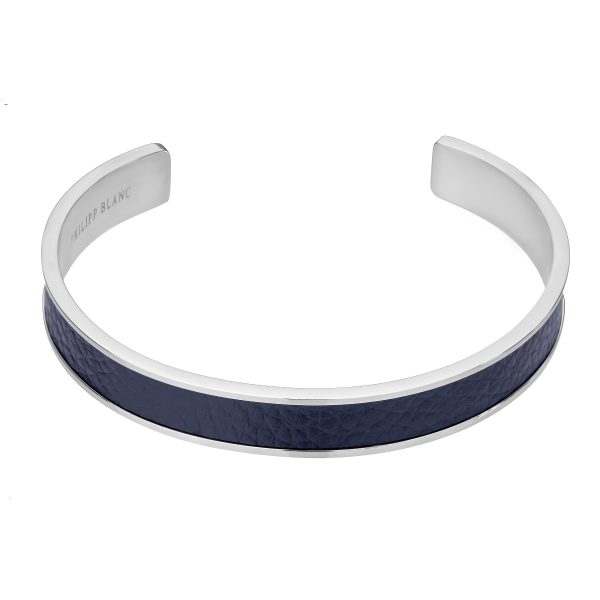 Simon Dark blue/Silver Genuine Leather/Stainless steel