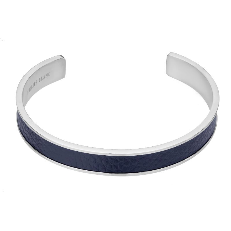 Simon Dark blue/Silver Genuine Leather/Stainless steel