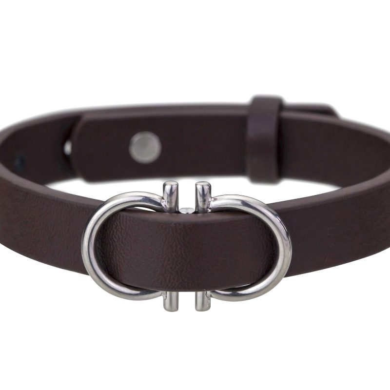 Christian  Brown/Silver Genuine Leather/Stainless steel - Image 2