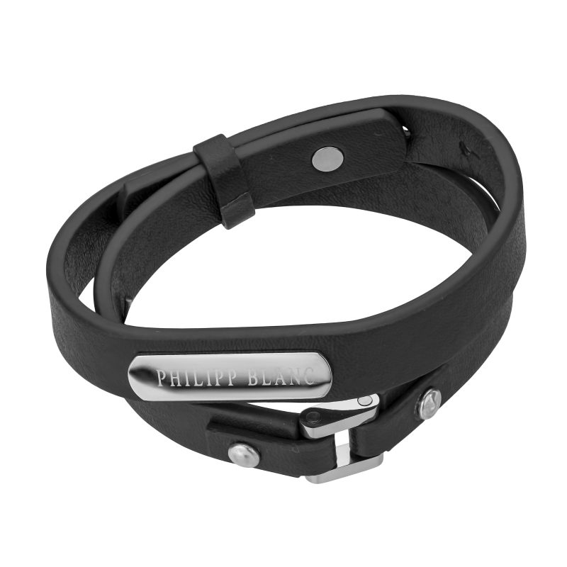 Niklas Black/Silver Genuine Leather/Stainless steel