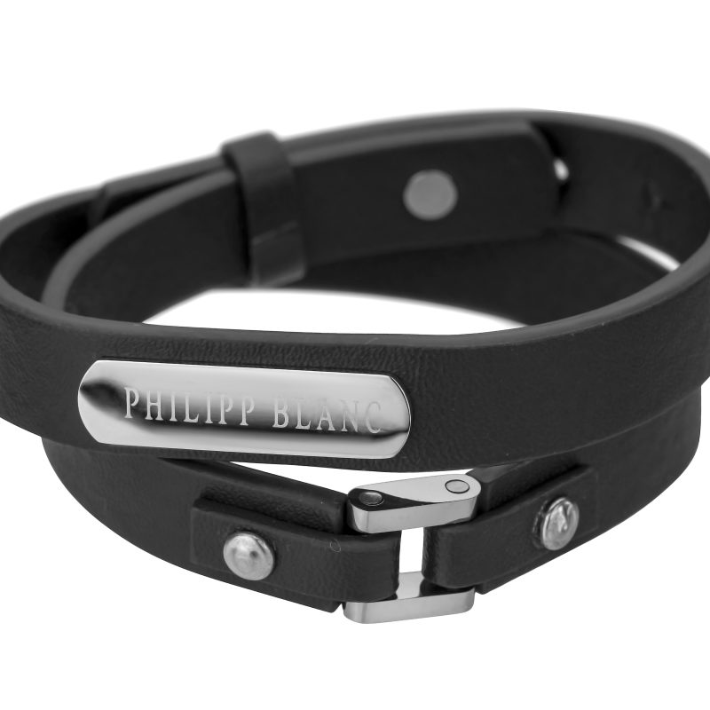 Niklas Black/Silver Genuine Leather/Stainless steel - Image 2