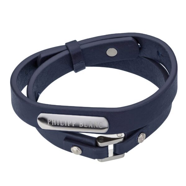 Niklas Dark blue/Silver Genuine Leather/Stainless steel