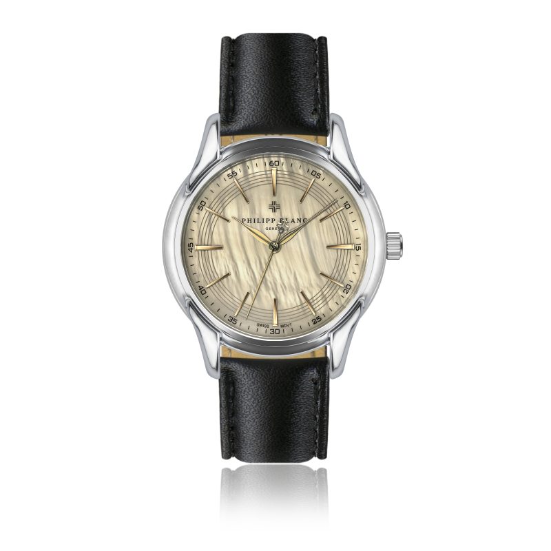 Worb black leather