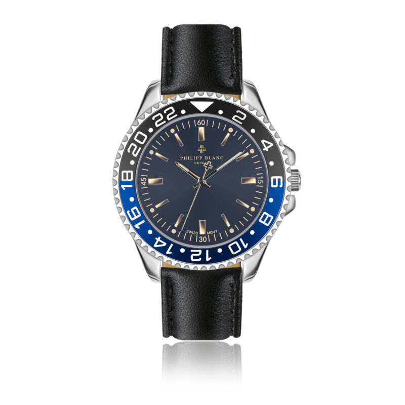 Bulle Black  Padded and stitched smooth