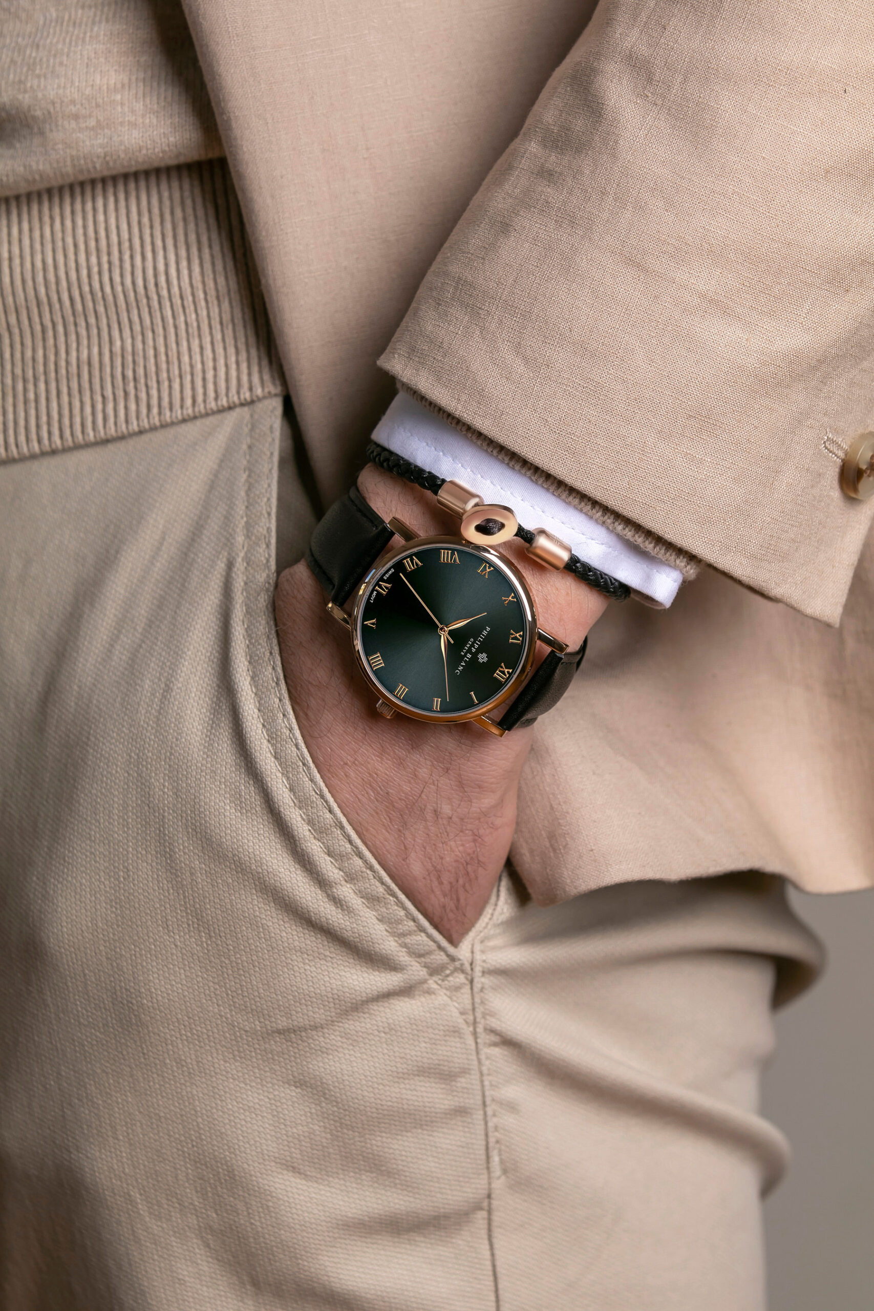 Adam Black/ Rose gold Genuine leather - Image 2