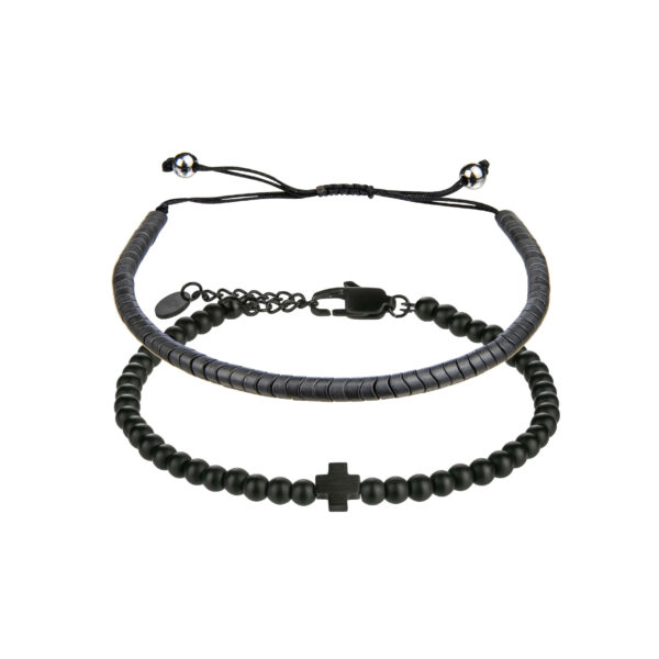 Benjamin Matt black Stainless steel/black onyx